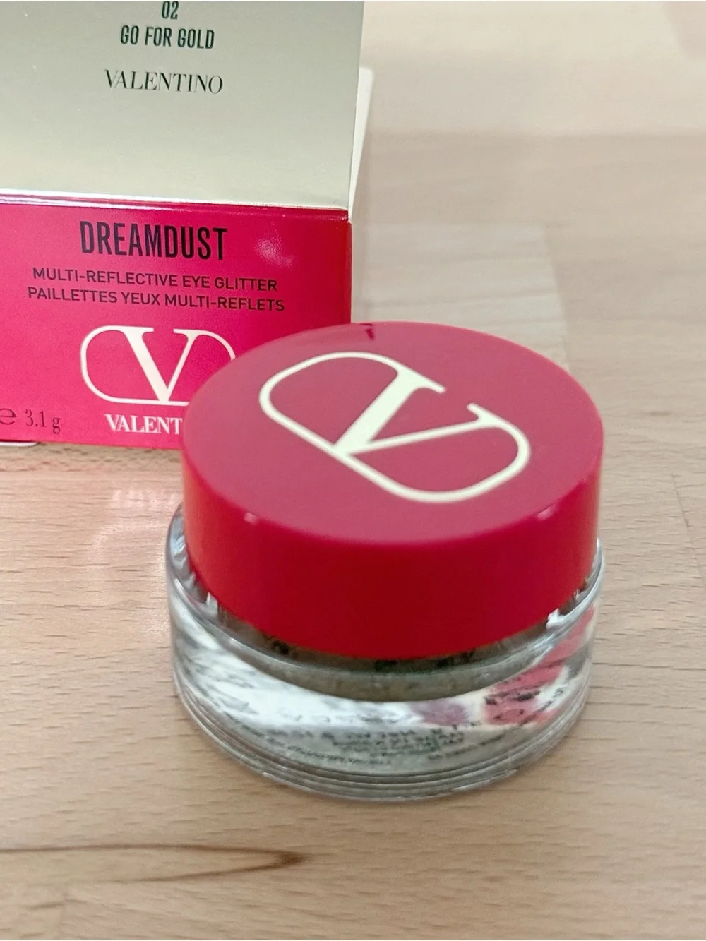 Valentino Dreamdust Multi-Reflective Eye Glitter in Gold and Silver